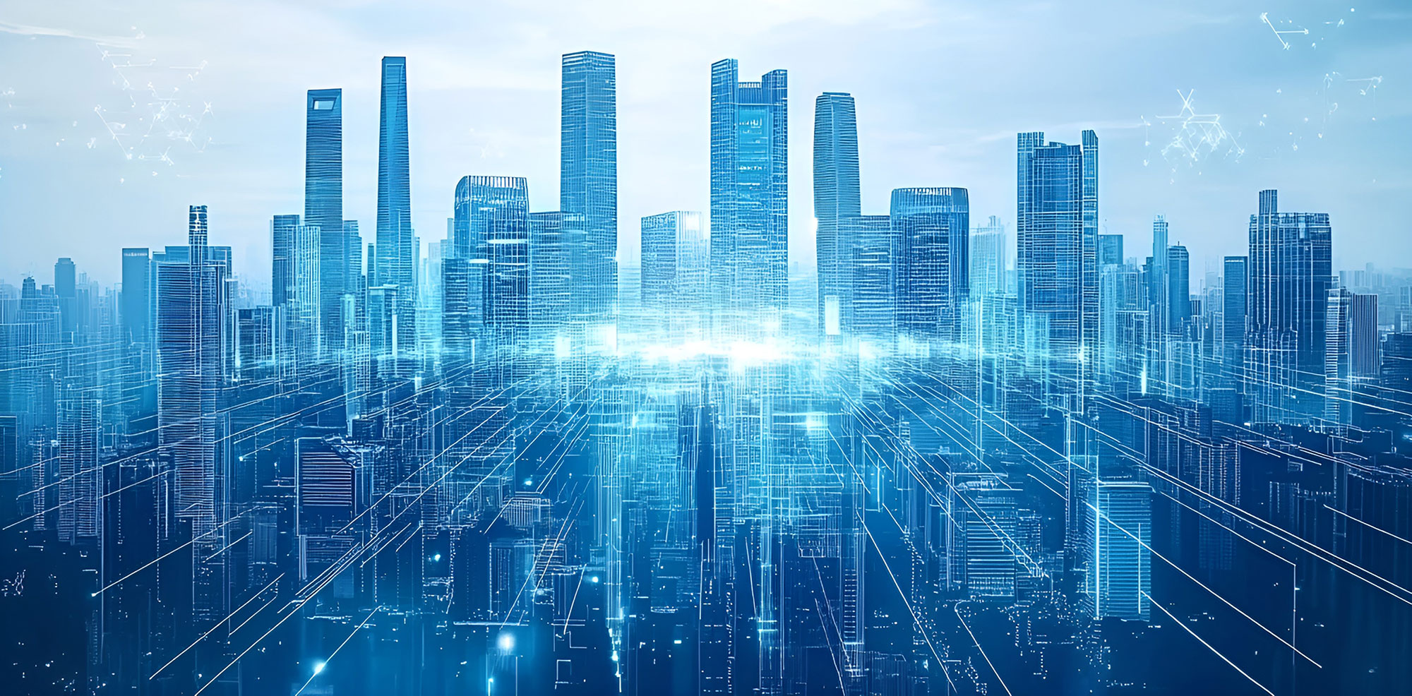 1757316763663962.jpg 图片3D渲染科技风城市天际线高楼大厦网络连接线现代感背景(仅供交流学习非商用).jpg